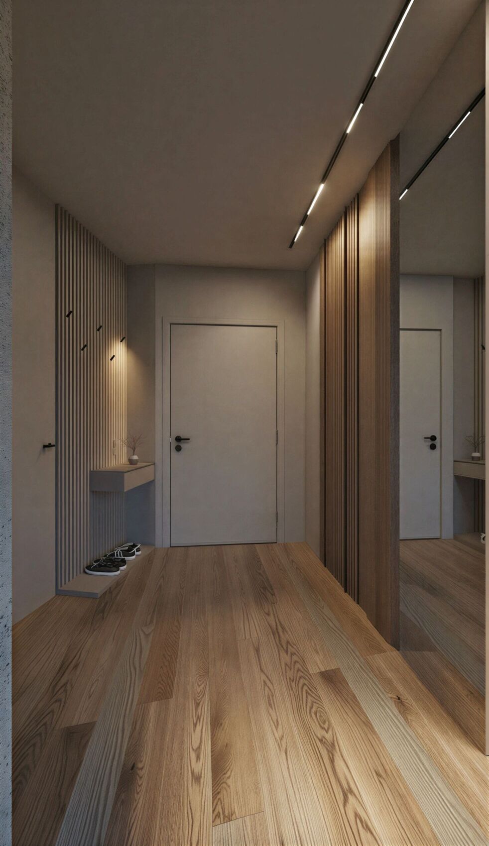 L’entrée.